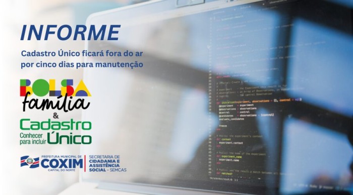 Cadastro Único ficará fora do ar por cinco dias para manutenção