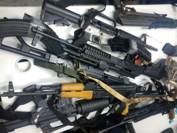 O total de fuzis recolhidos no interior representa quase 60% de todas as apreensões