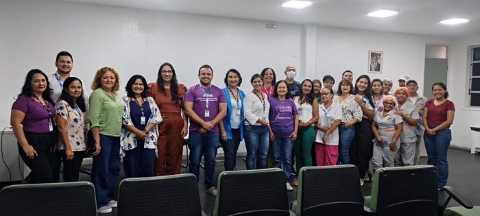 SES promove roda de conversa em alusão ao Janeiro Roxo e Janeiro Branco aos pacientes da Policlínica Diamante e Lacen-MA
