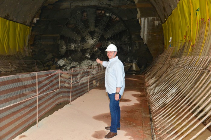 Tarcísio de Freitas visita obras da estação PUC-Cardoso de Almeida