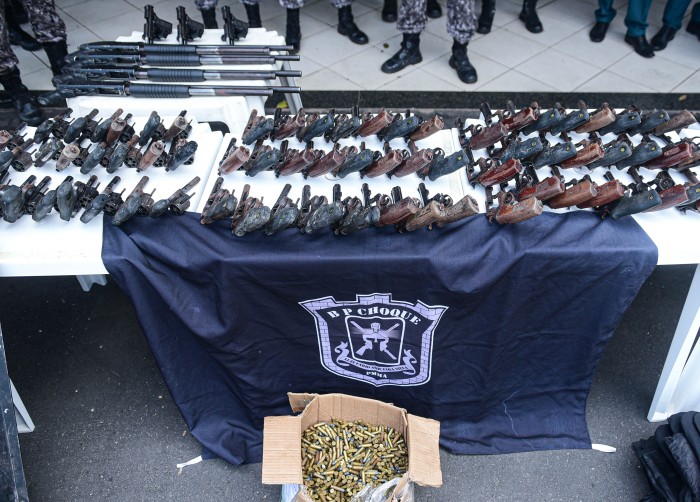 Secretaria de Segurança Pública apreende arsenal de armas de fogo em imóvel abandonado em São Luís