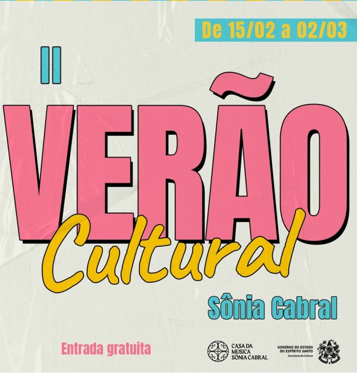 Confira a programação 2024 do ‘Festival Verão Cultural’ no Sônia Cabral