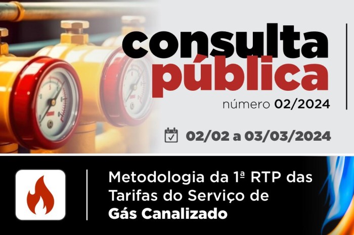 Agepar abre consulta sobre revisão tarifária do serviço de distribuição de gás canalizado
