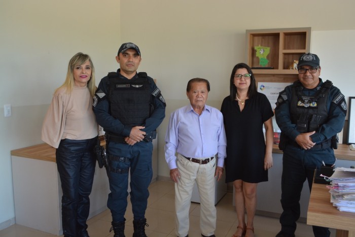Prefeito de Bataguassu recebe visita do novo comandante da PM