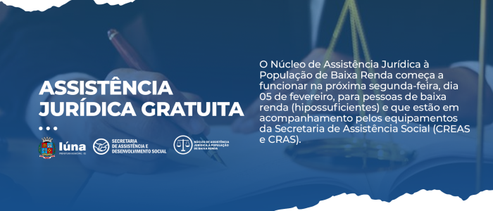 Pessoas de baixa renda de Iúna agora contam com assistência jurídica gratuita