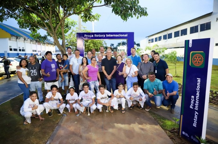 Revitalização da Praça Rotary Internacional é entregue à população