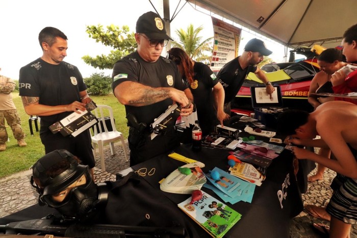 Evento em Caiobá encerra exposição das forças de segurança nesta temporada