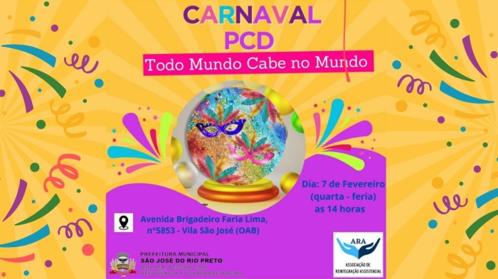 Com lema inclusivo, Carnaval PcD agita usuários do departamento