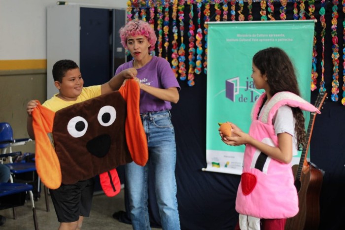 Educação: Projeto “Janela de Leitura” encanta alunos da Escola Silvino Santis
