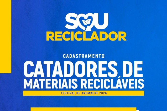 Limpec lança edital de cadastro para catadores de materiais recicláveis