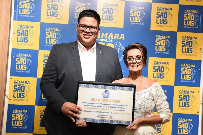 Empresária Maristela Escabin recebe título de cidadã ludovicense