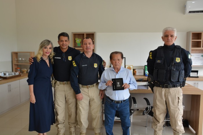 Prefeito de Bataguassu recebe visita institucional do superintendente substituto da PRF em MS