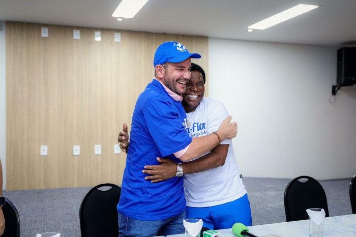 Governador Gladson Cameli recebe Neguinho da Beija-Flor para show no Acre e agradece: ‘Meu padrinho’