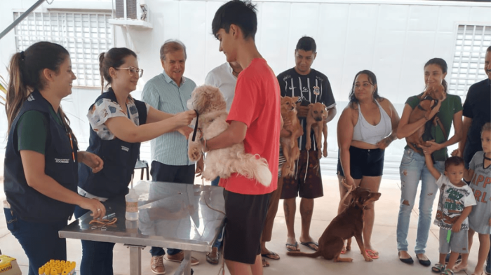 Centro de Controle de Zoonoses promove ação na Estância Santa Clara