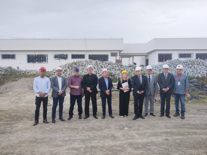 Comitiva do Tribunal de Justiça faz visita de inspeção às obras do Complexo Penitenciário de Gurinhém