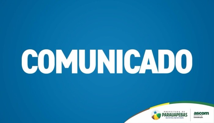 Foto: Reprodução/Prefeitura de Parauapebas - PA