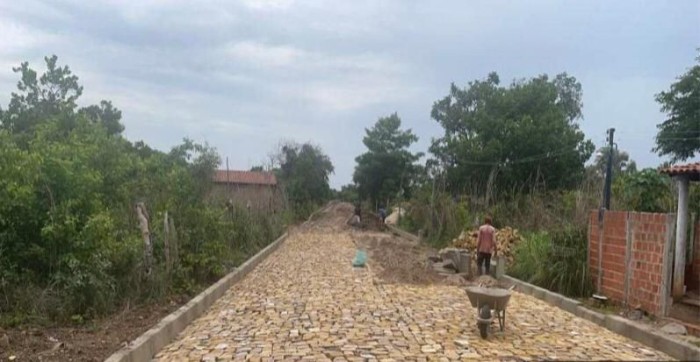 Idepi entrega obra de pavimentação em Lagoa do Piauí no mês de março