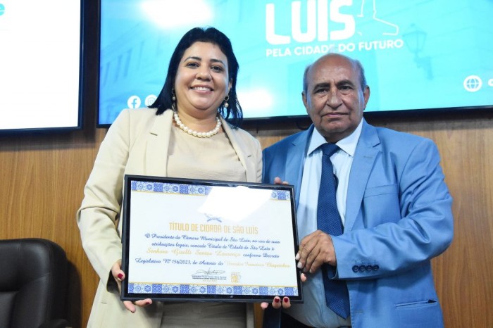 Coordenadora da Assistência Farmacêutica é a mais nova cidadã de São Luís