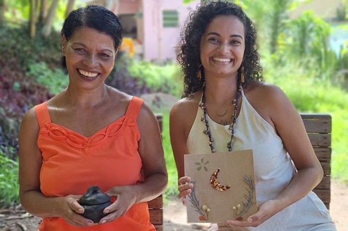 Ciclo de oficinas fomenta arte e resgata saberes ancestrais a partir do uso de elementos naturais