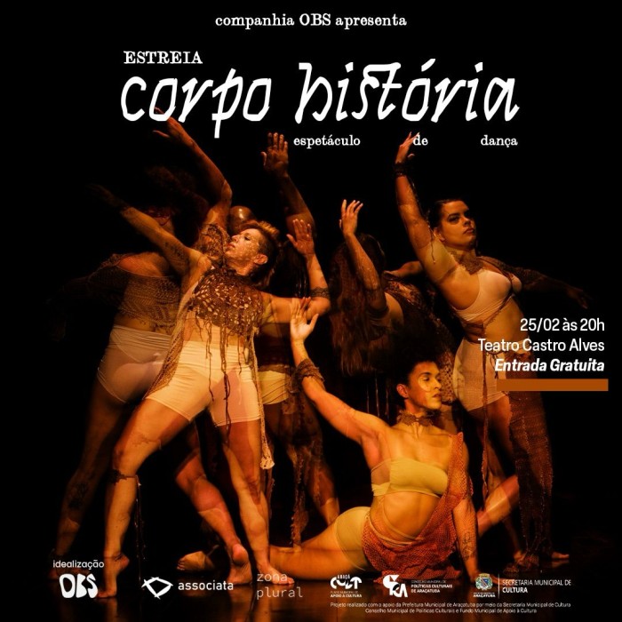 Araçatuba recebe espetáculo de dança “Corpo História”