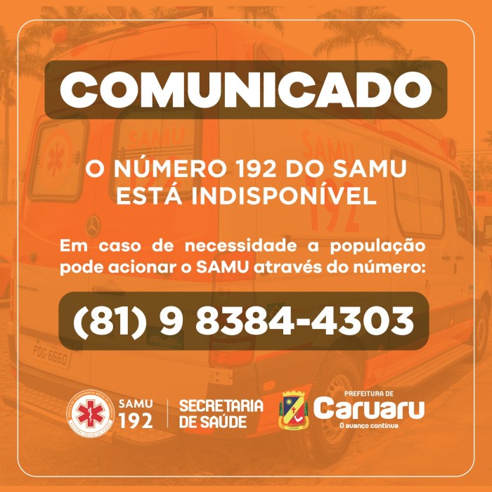 Foto: Reprodução/Prefeitura de Caruaru - PE