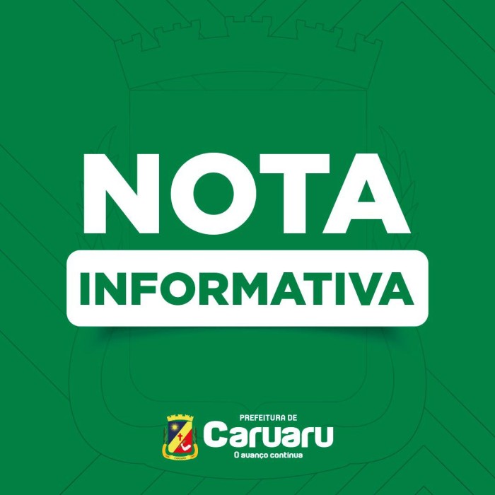 Foto: Reprodução/Prefeitura de Caruaru - PE