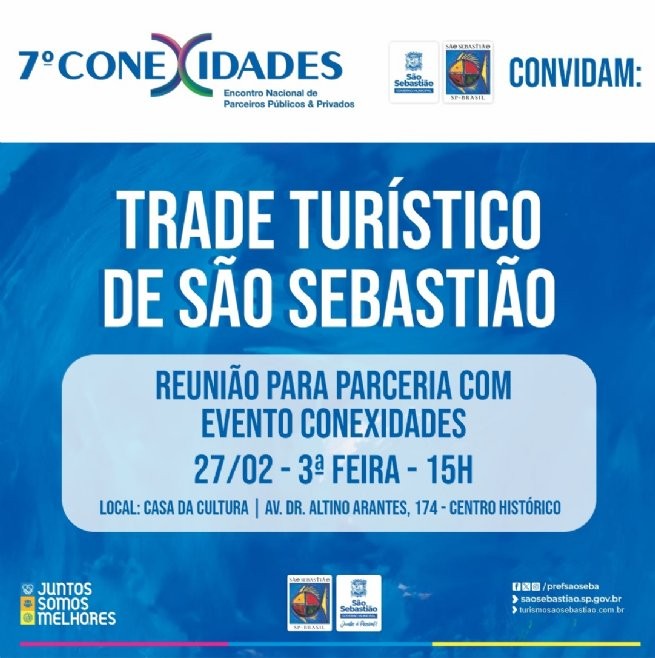 Prefeitura convida trade turístico de São Sebastião para participar da reunião sobre o evento Conexidades