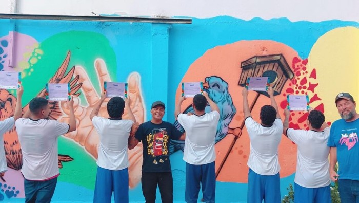 Funac em parceria com Centro Cultural Tatajuba realiza Oficina de Arte em Grafite