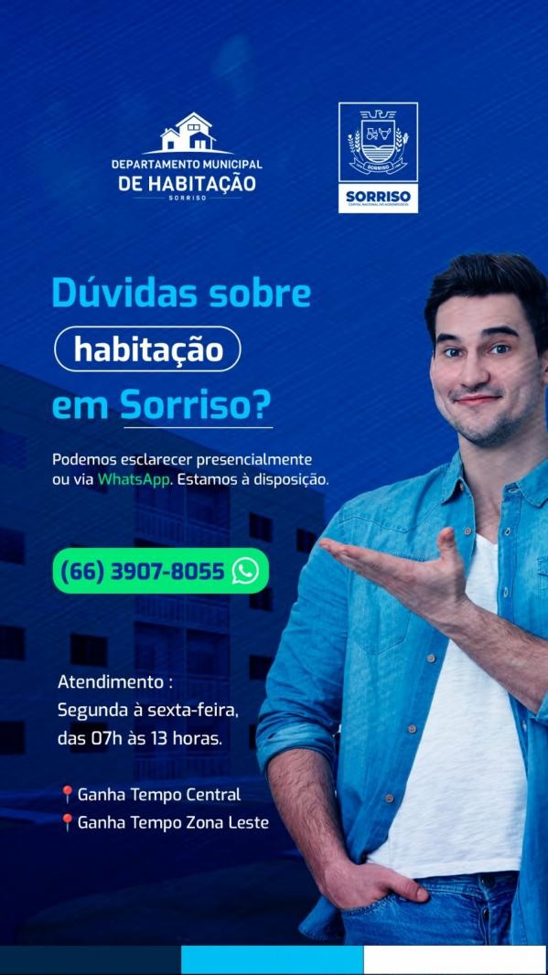 Foto: Reprodução/Prefeitura de Sorriso - MT