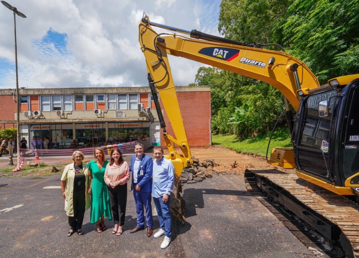 Saúde em Obras: começam os trabalhos de expansão da sala de espera do Hospital Infantil Joana de Gusmão