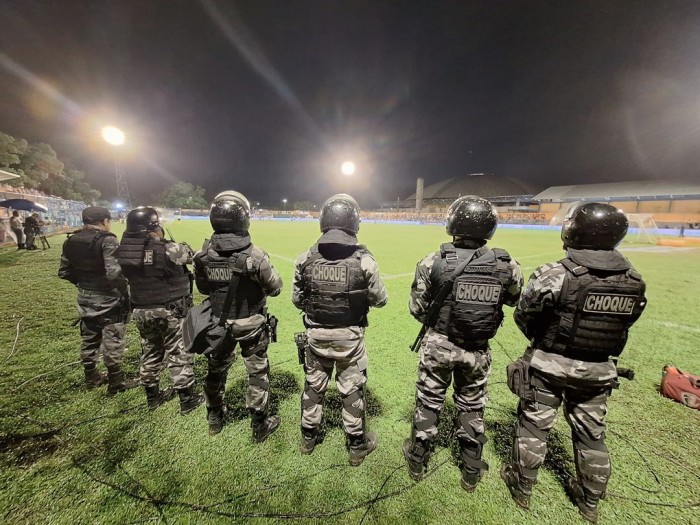 Polícia Militar garante segurança em partida da Copa do Brasil em Teresina