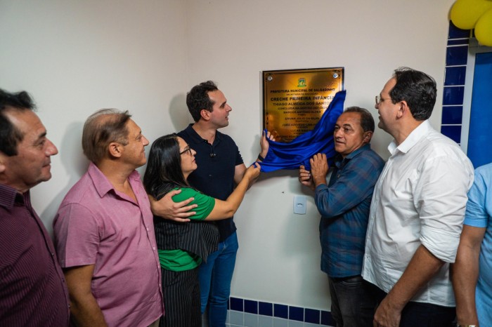 Vice-governador Lucas Ribeiro inaugura creche do programa Paraíba Primeira Infância em Salgadinho