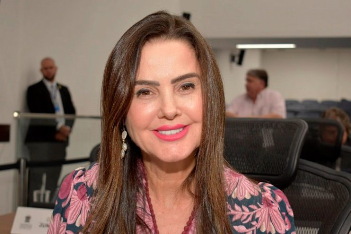 Deputada Mara Caseiro durante sessão plenária da ALEMS; parlamentar é a autora do projeto