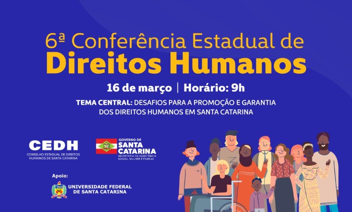 Santa Catarina sedia Conferência Estadual de Direitos Humanos