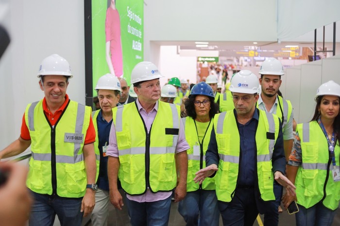 Brandão acompanha vistoria às obras de revitalização do aeroporto de São Luís