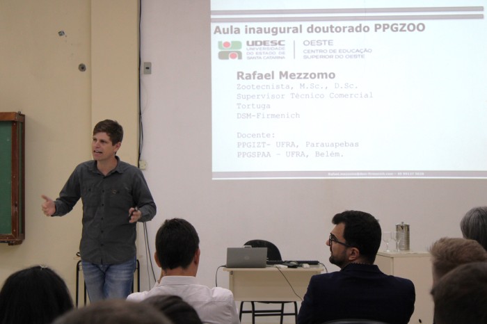 Udesc Oeste realiza aula inaugural da primeira turma de doutorado em Zootecnia