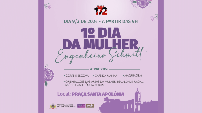 Engenheiro Schmitt promove 1º Dia da Mulher