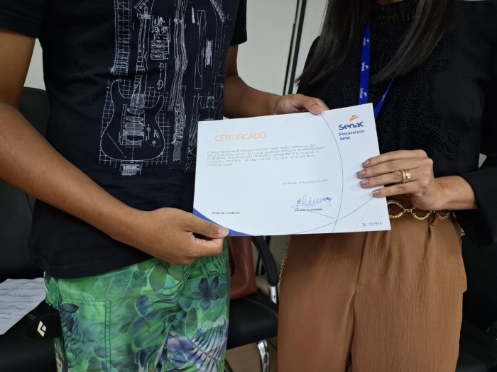 Mais 15 adolescentes e jovens da Fundac são certificados pelo Programa Jovem Aprendiz no Sistema Socioeducativo