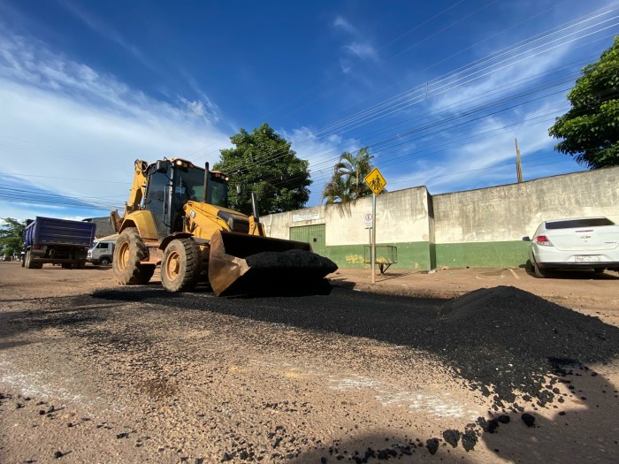 Sevop: Equipes da Operação Tapa-Buraco atuam nos núcleos Cidade Nova e Marabá