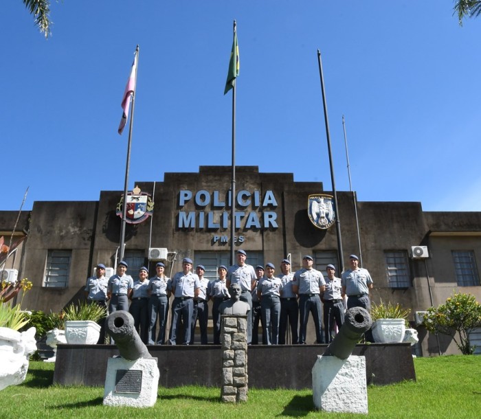 Comitiva do CAO da PMESP encerra visita à PMES