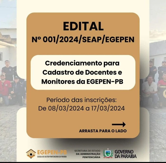 Foto: Reprodução/Secom Paraíba