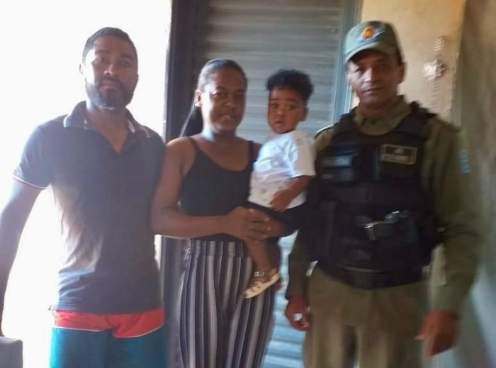 Sargento da Polícia Militar do Piauí socorre e salva bebê engasgado em São Gonçalo do Gurguéia