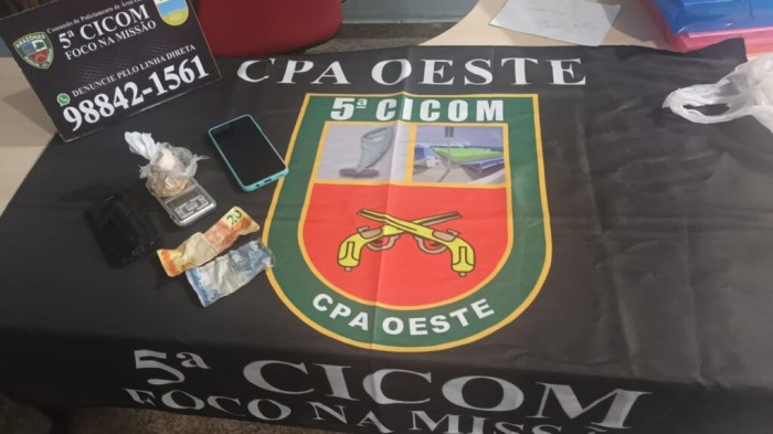 Polícia Militar do Amazonas prende sete pessoas por envolvimento com o tráfico de drogas