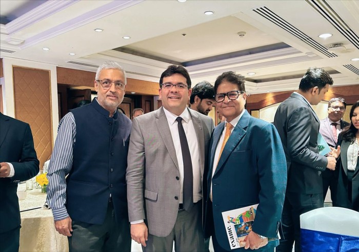  Rafael Fonteles comemora resultados do Investe Piauí Day em Mumbai, na Índia