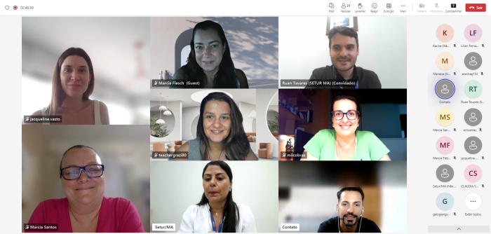 Com foco no turismo de alto padrão, Setur-MA participa de encontro online com estudantes que planejam viagens personalizadas