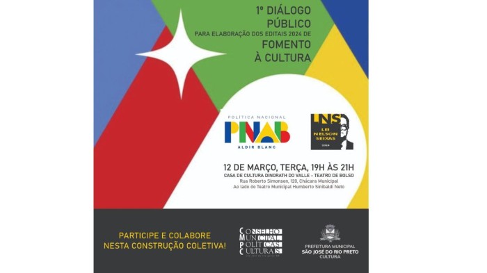 Diálogos públicos discutem fomento na área cultural