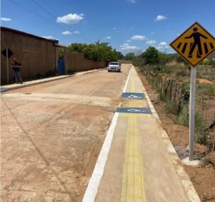 Idepi conclui obra de pavimentação em Elesbão Veloso