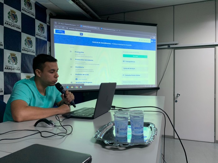 TI da Prefeitura treina cursos superiores de saúde sobre o Araçatuba Digital