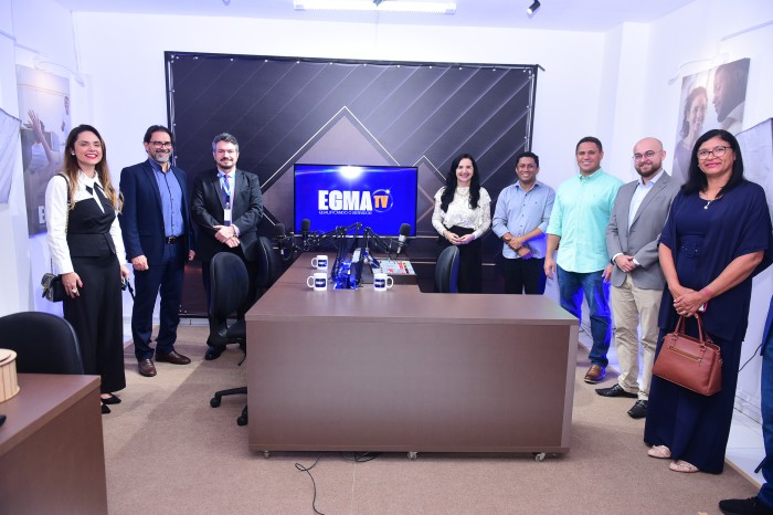 Escola de Governo do Maranhão inaugura estúdio audiovisual para gravação de conteúdo EAD e transmissão ao vivo de programas para servidores estaduais