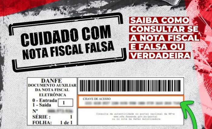 Secretaria de Segurança alerta sobre venda de celulares com nota fiscal falsificada